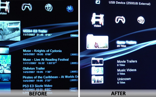 Before After